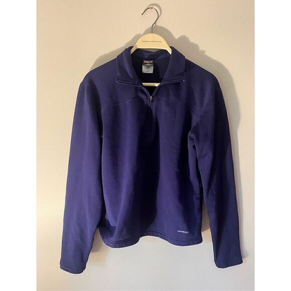 Vintage Patagonia Capilene Purple 1/4 Zip Fleece Women’s Medium - Picture 1 of 6